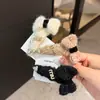 Pinza para el pelo de punto de color cálido con lazo para Otoño e Invierno, para flequillo y cabello suelto, Pinza Bb Pasador Accesorio para el Cabello