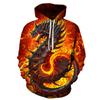 Fabricantes de origen Impresión 3D cabeza de lobo Serie amantes sudadera casual marca de moda suéter con capucha para hombre al por mayor