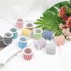 Cuerda de Algodón Bicolor de 1.5 mm Cuerda para Tejer Hecha a Mano DIY para Atar Zongzi, Cuerda Colorida para Envolver Zongzi para el Festival del Bote del Dragón, 12 Colores