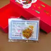 Pegatinas Doradas para Teléfono para Riqueza y Buena Suerte, Oro Puro 999, Regalos Publicitarios de Promoción Empresarial para Clientes