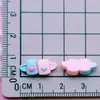 Mini Presilhas de Cabelo Fofas e Delicadas da Série Rosa Brilhante, Decorações para Unhas, Adesivos de Cola de Creme, Acessórios