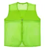 Colete Respirável de Rede Roupa de Trabalho Logo Personalizado Impresso Colete de Malha Reflexivo para Voluntários Evento Promocional Atacado
