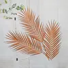 Palma Areca Simulada Hoja de Cícada Hoja Hoja de Palma Kui Boda Camino de Boda Decoración Guía Flor Falsa Flor de Plástico Planta Verde Simulada
