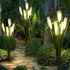 Ventas Directas de Fábrica Luces de Suelo de Caña de Fibra Óptica LED Impermeables para Exteriores Iluminación Decorativa para Parques y Patios Luces de Proyecto