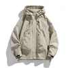 Chaqueta funcional para exteriores, unisex, corte holgado, estilo workwear, impermeable, cortavientos, transpirable, adecuada para senderismo, montañismo y uso casual, colección primavera/otoño
