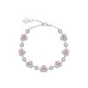 Pulsera de Plata Esterlina S925 Lenguaje del Amor para Mujer, Diseño Nicho de Alta Gama con la Misma Forma de Corazón de Jinyuan como Regalo para tu Novia