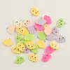 Nube de Cara Sonriente Linda Colgante Pequeño de Acrílico Colgante para Pendiente Hecho a Mano DIY Colgante para Collar Materiales para Joyería Accesorios