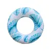 Novo boia de natação folha verde casco de tartaruga folha inflável boia de natação para adultos folhas impressas boia salva-vidas anel flutuante para axilas piscina