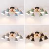 Nueva lámpara de araña nórdica Macaron para sala de estar, sencilla y muy vendida, estilo tronco para dormitorio, lámparas de estilo japonés, paquete de lámpara de estudio.