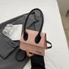 Bolso Cuadrado Pequeño Portátil de Moda Estilo Coreano 2024 Primavera Nuevo Casual Portátil Simple para Viaje al Trabajo Bolso de Hombro