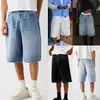 Comércio Exterior Temu Transfronteiriço Exclusivamente para Shorts Jeans Masculinos Europeus e Americanos, Novo Jeans Masculino Amazon Aliexpress