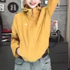 Jaqueta Feminina à Prova de Vento Nova Outono 2026, Casaco Curto com Capuz Slim Fit, Manga Longa Estilo Casual para Mulheres