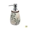 Botella dispensadora de cerámica para viento usada, tipo bomba, botella vacía, botella de desinfectante de manos, baño de lujo ligero, dispensador de plato de loción para platos