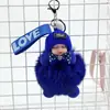 Llavero Colgante de Muñeca de Peluche para Dormir Lindo Celebridad de Internet Nueva Pareja Hombres y Mujeres Bolso Colgante de Regalo de Cumpleaños