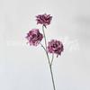 Flor de Rosa Simulada com 3 Cabeças Decoração de Casamento Flor Artificial Flor de Cascata Rosa Freud Decoração de Parede de Flores Caminho de Flores Guia de Flores