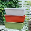 Caja Rectangular para Cultivo de Verduras en Balcón Artefacto para Cultivo de Verduras Balcón Familiar Verdura Fresa Planta en Maceta Caja Especial Maceta Extra Grande