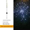 Luzes de Chão Solares LED Transfronteiriças Fogos de Artifício Luzes de Cordão Dente-de-Leão Luzes Decorativas de Gramado para Pátio e Jardim de Festival ao Ar Livre