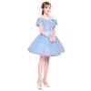 Vestido de Rendimiento con Falda Abullonada, Corto Modelo Nuevo 2026, Vestido de Gala para Escenario en Solitario, Vestido de Noche, Vestido Corto para Examen de Arte para Mujer