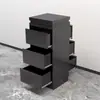Gabinete de Herramientas para Salón de Peluquería, Gabinete de Trabajo para Barbería, Gabinete Moderno para Corte de Cabello, Mostrador Integrado de Acero Inoxidable para Herramientas, Salón de Peluquería