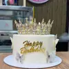 Mariposa de Acrílico Flor Feliz Cumpleaños Inserto para Pastel Repostería Postre Suministros para Fiesta Descuento por Volumen