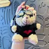 Chaveiro Pingente Urso de Pelúcia Variável Desenho Animado Criativo Pingente para Bolsa de Meninas Fofo Tendência Cool Pequeno Presente Atacado