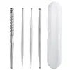 Varilla de Acero Inoxidable para Puntos de Acupuntura..Herramienta de Belleza y Bienestar. Puntos de Acupuntura de los Meridianos para Ojos, Rostro y Pies. Palo de Masaje para Estirar y Desbloquear Músculos
