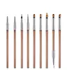Set de Brochas para Uñas Línea Profesional Japonesa Dibujo Lineal Gradiente Barrido Pincel Pintura Cabeza Redonda Fototerapia Salón de Uñas Herramientas Especiales