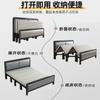 Cama Dobrável Cama de Solteiro Doméstica Adulto Cama de Casal Quarto de Aluguel Simples Portátil Escritório Intervalo de Almoço Cama de Ferro