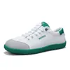 Zapatillas de Caminar Huili Genuinas de Punta Ancha para Hombre, Zapatos Casuales, Zapatos de Lona Versátiles de Suela Plana para Hombre sin Cordones