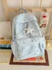 Mochila estrellada estilo ins nueva para estudiantes mujeres, linda bolsa escolar de gran capacidad para estudiantes de secundaria y preparatoria, mochila casual para viajes