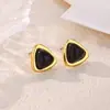 Brincos de resina com efeito metálico, estilo europeu e americano, 3D, triângulo colorido, geométricos, nicho, versáteis, brincos de tarraxa geométricos femininos, atacado