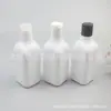 Botella cuadrada de cuello largo con tapa abatible, capacidad de 250 ml, adecuada para almacenar glicerina, limpiador facial, champú y otros líquidos