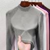 Camiseta Térmica de Manga Larga para Mujer con Forro Polar por Ambos Lados, Nueva Colección Otoño/Invierno 2026