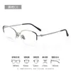 Gafas Ópticas con Montura de Titanio Ultraligero Coreanas Montura Z009 Gafas Retro de Media Montura Miopía Femenina Deseo Puro Danyang Al por Mayor