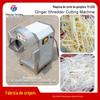 Máquina de corte pequena de melão e frutas Triturador automático de gengibre Triturador de botão de gengibre macio Máquina de barra de gengibre de aço inoxidável