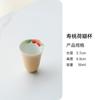 Póngase al día con el antiguo color amarillo cúrcuma bajo vidriado pintado a mano melocotón de la longevidad cerámica tapa de tetera individual cuenco taza de té juego de té Kung Fu juego de té anti-escaldado