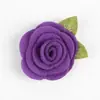 Clip de oreja de flor amarilla dulce francesa, flequillo de hada, pasador de niña, pinza lateral, rollo de tela no tejida de temperamento, rosa