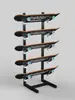 Rack de Armazenamento para Esqui e Snowboard Sem Furos Skate Prancha de Surf Ef Rack de Exibição para Esqui Rack para Snowboard