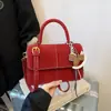Bolso de Mano Pequeño Color-Block de Moda Nueva Primavera 2026, Bolso de Hombro Único para el Trabajo, Bolso Cruzado Simple de Alto Valor