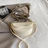 Bolso de Silla de Montar Simple Vintage para Mujer Otoño e Invierno 2024 Nuevo Moda Versátil Bolso Cruzado de Hombro con Correa Ancha