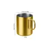 Vaso de Agua Plegable de Acero Inoxidable Transfronterizo, un Artefacto Imprescindible para Viajar, un Vaso con Asa Plegable, un Vaso de Café de Aspecto Elegante