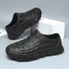 Sapatos de Trabalho Casuais Resistentes ao Desgaste, Antiderrapantes, Resistentes a Óleo, Estilo Hotel, Sapatos de Chefe Masculinos, Leves e Impermeáveis
