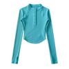 Otoño e Invierno cuello alto forrado de polar medio cárdigan manga larga camiseta 2023 Nuevo hilo slim adelgazante jersey camiseta interior top