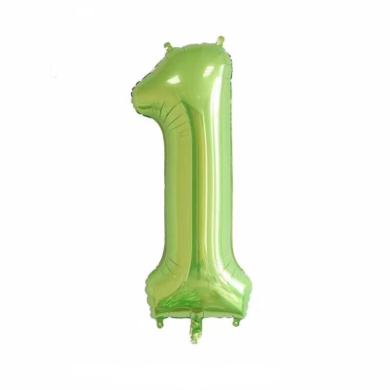 40寸果绿大数字1 40inch green 1