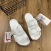 Sandalias para hombre de dos tiras LUOFU auténticas usan sandalias de una tira doble de EVA E6194M una generación de pelo