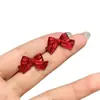 Artículos de Liquidación de Año Nuevo~ Pendientes de Pétalos Rojos, Modernos y Versátiles, Pendientes de Lujo Ligero y de Gama Alta para Mujer, Estilo Nicho