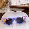 Gafas de Sol para Niños, Transparentes y Súper Lindas, Gafas con Protección Solar y Sombra, Estilo Nuevo, Modernas Gafas de Sol de Dibujos Animados para Niños y Niñas