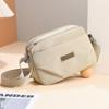 Bolso bandolera plisado de gran capacidad para primavera y verano 2024, bolso de hombro impermeable de tela Oxford, bolso momia
