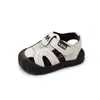 Sandalias de Verano para Bebé Niño con Punta Cerrada y Protección Antipatadas, Zapatos de Playa para Niños de 1-2-3 Años, Zapatos Cerrados para Caminar con Suela Suave Antideslizante