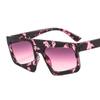 Gafas de sol de moda primavera 2022 para hombre y mujer con montura irregular inclinada gafas de sol modernas de personalidad ins europeas y americanas T22003